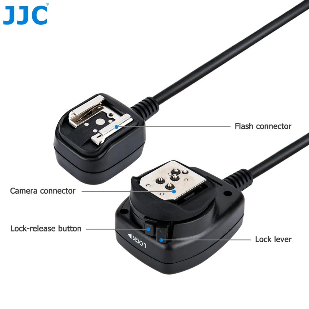 JJC 1,3 m ttl выключение камеры вспышки шнуры Горячий башмак Синхронизация удаленный светильник кабель фокусировки для Nikon серии D DSLR Speedlites SB-5000/SB-800