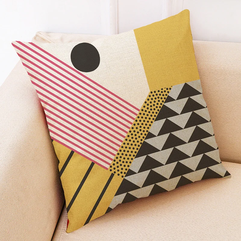 Hoomall низкая цена наволочка для подушки геометрический абстрактный принт детской