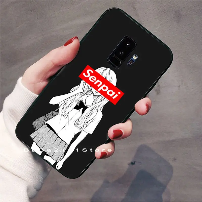 Babaite Sugoi Senpai аниме Waifu фото на заказ мягкий чехол для телефона для GALAXY s5 s6 edge s7 edge s8 plus s9 plus s10 s10 plus