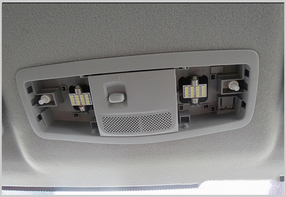 Alijunda для Mitsubishi ASX Outlander 2012 2013 Белый светодиодный лампы внутреннего освещения купольная лампа 4 шт./лот