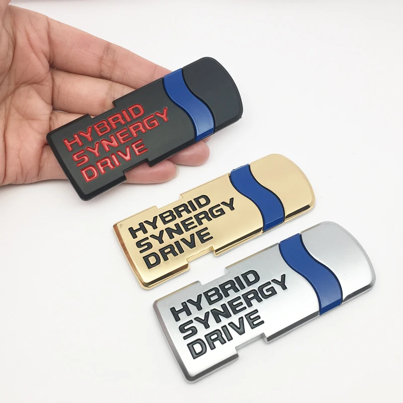 3D стайлинга автомобилей Hybrid Synergy Drive Металлическая Эмблема-наклейка на