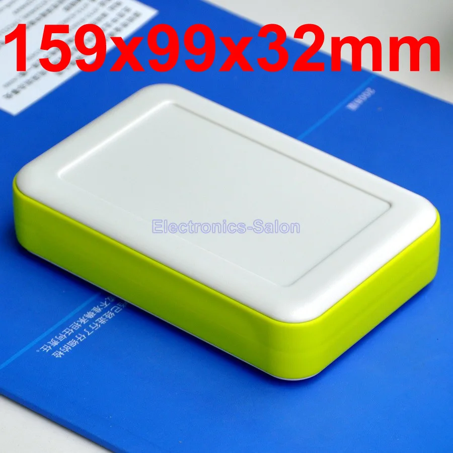 

HQ Hand-Held Project Enclosure Box Case,White-Lawngreen, 159 x 99 x 32mm