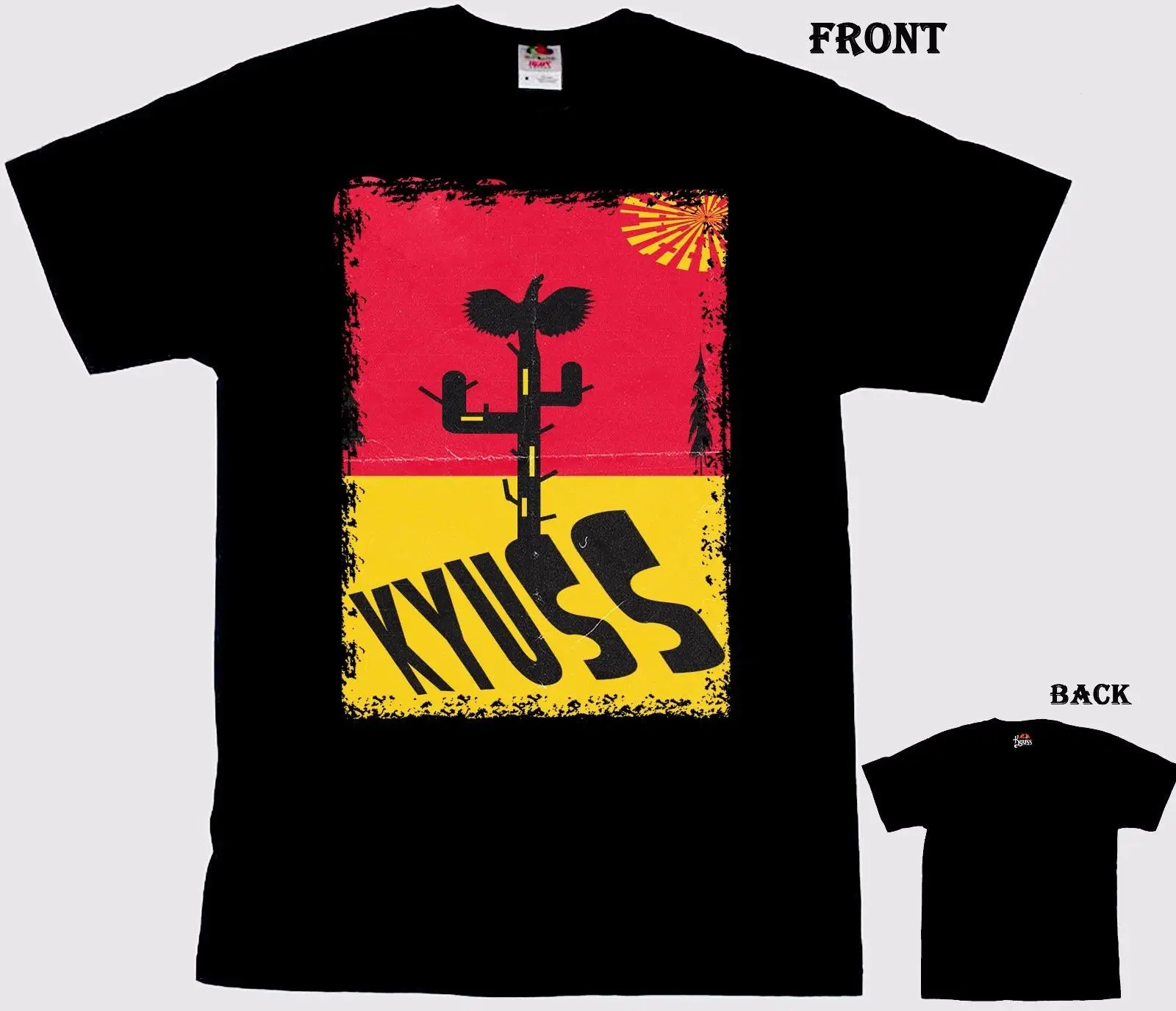 Kyuss американский Стоунер рок группы T_shirt Размеры: s для 6XL|Мужские футболки| |
