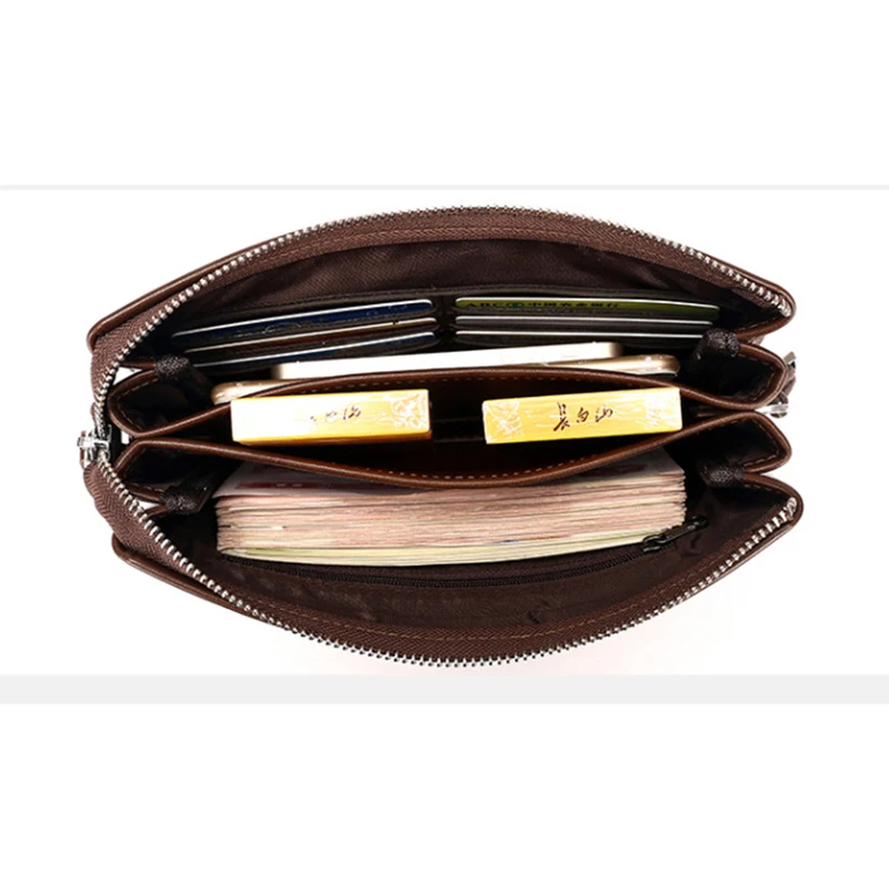 Мужской кошелек из коровьей кожи с тиснением под крокодила | Багаж и сумки