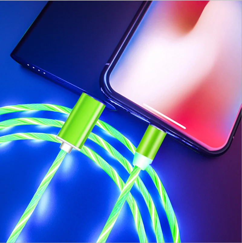 Светодиодный Micro USB Магнитный зарядный кабель USB type C провод магнит для зарядки телефона для iPhone X 8 huawei P30 Pro Honor 8S 10i 20i