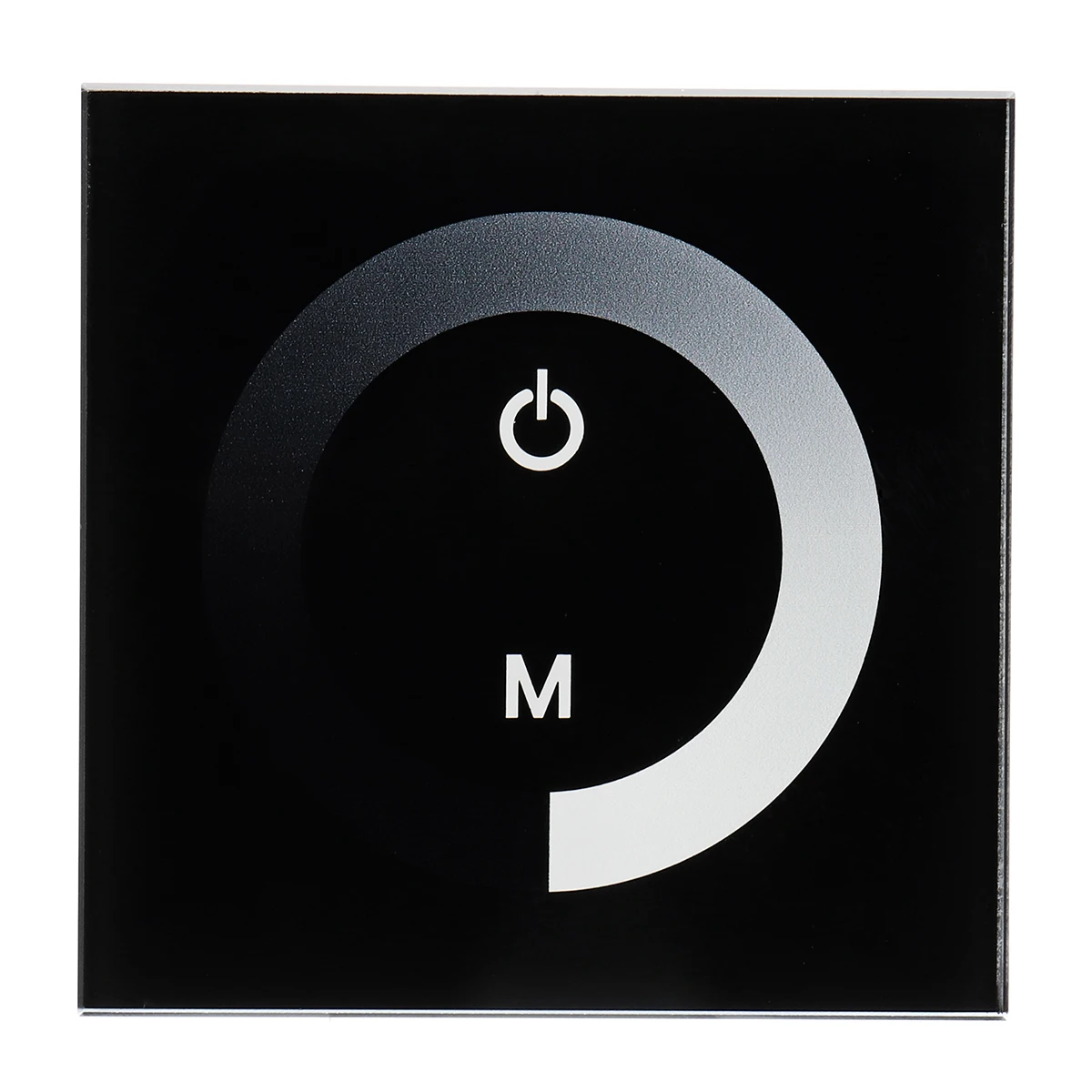 Black Светодиодный контроллер Pannel Smart Switch светодиодный сенсорный диммер. 12 V-24 V Один Цвет светодиодный сенсорный экран. Панель переключателя контроллер светодиодные полосы света - Цвет: Black