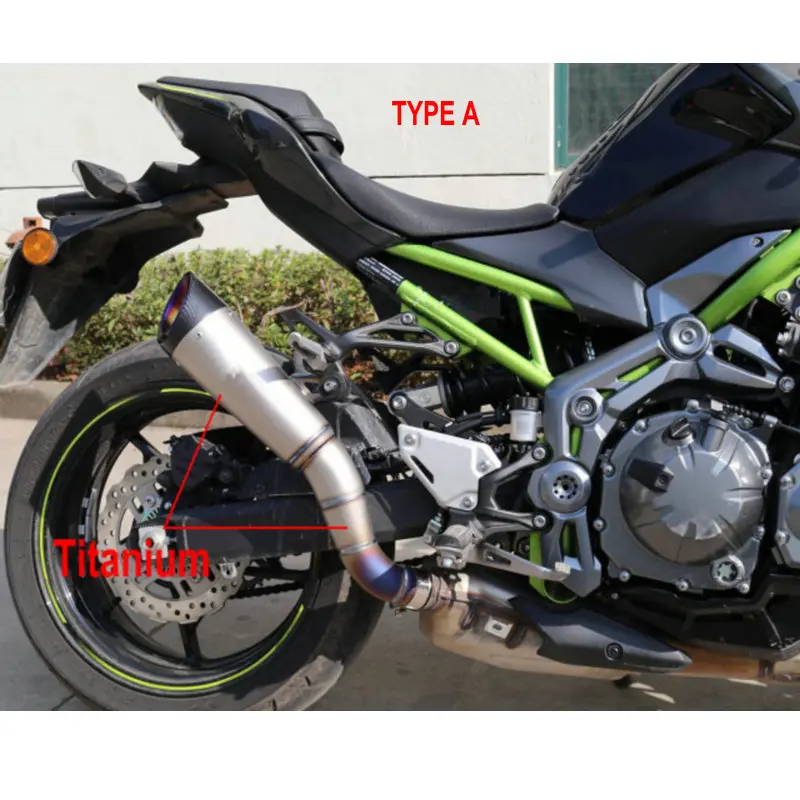 MOKALI выхлопная труба для мотоцикла из титанового сплава KAWASAKI Z900 мотоциклетная