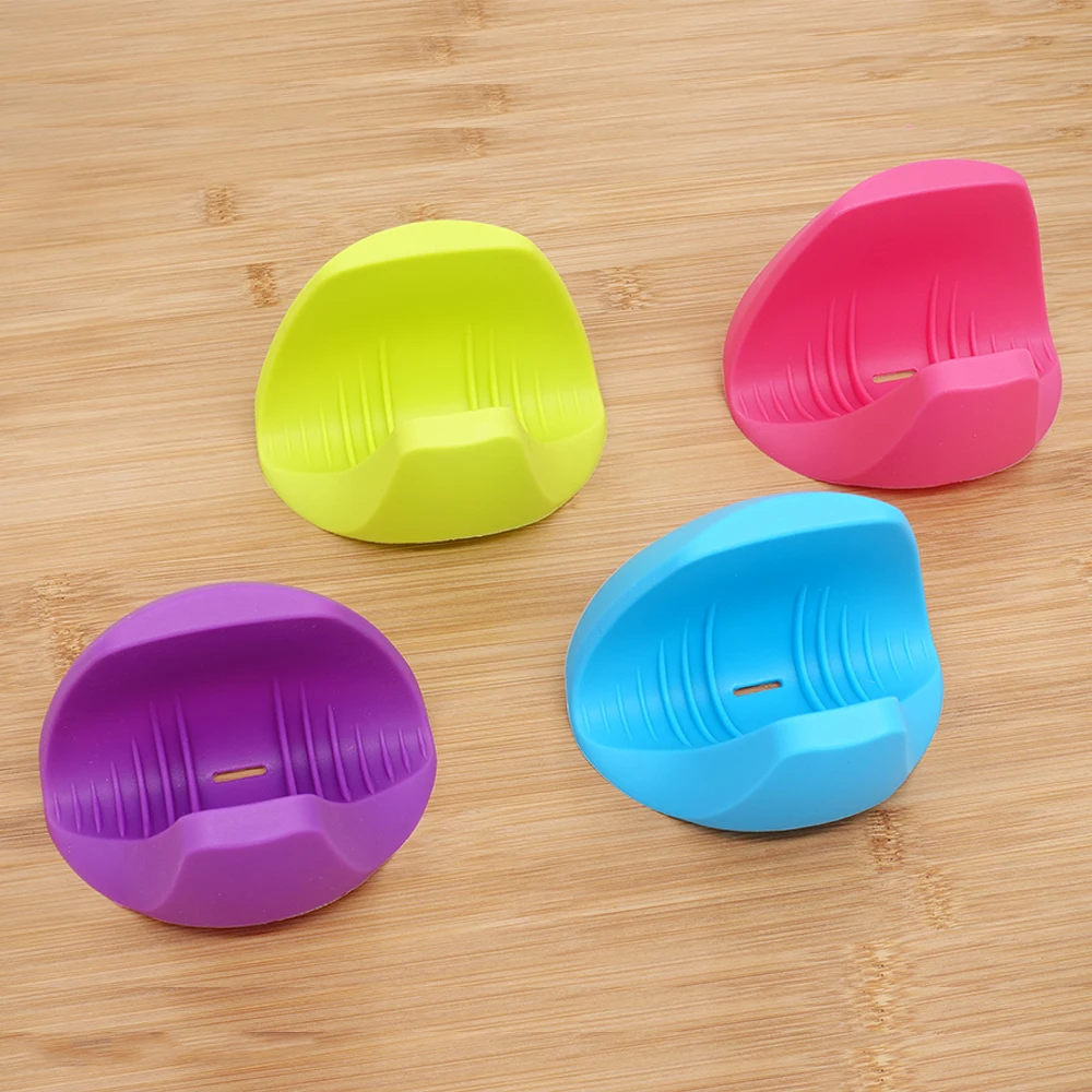 Толстый пищевой силикон держатель для посуды с защитой от ожогов фотоемкость