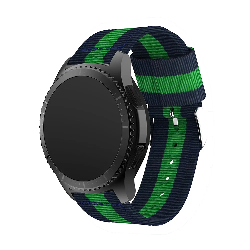 Нейлоновый ремешок на запястье для Samsung Gear S3 Frontier часов 22 мм Классический сменный