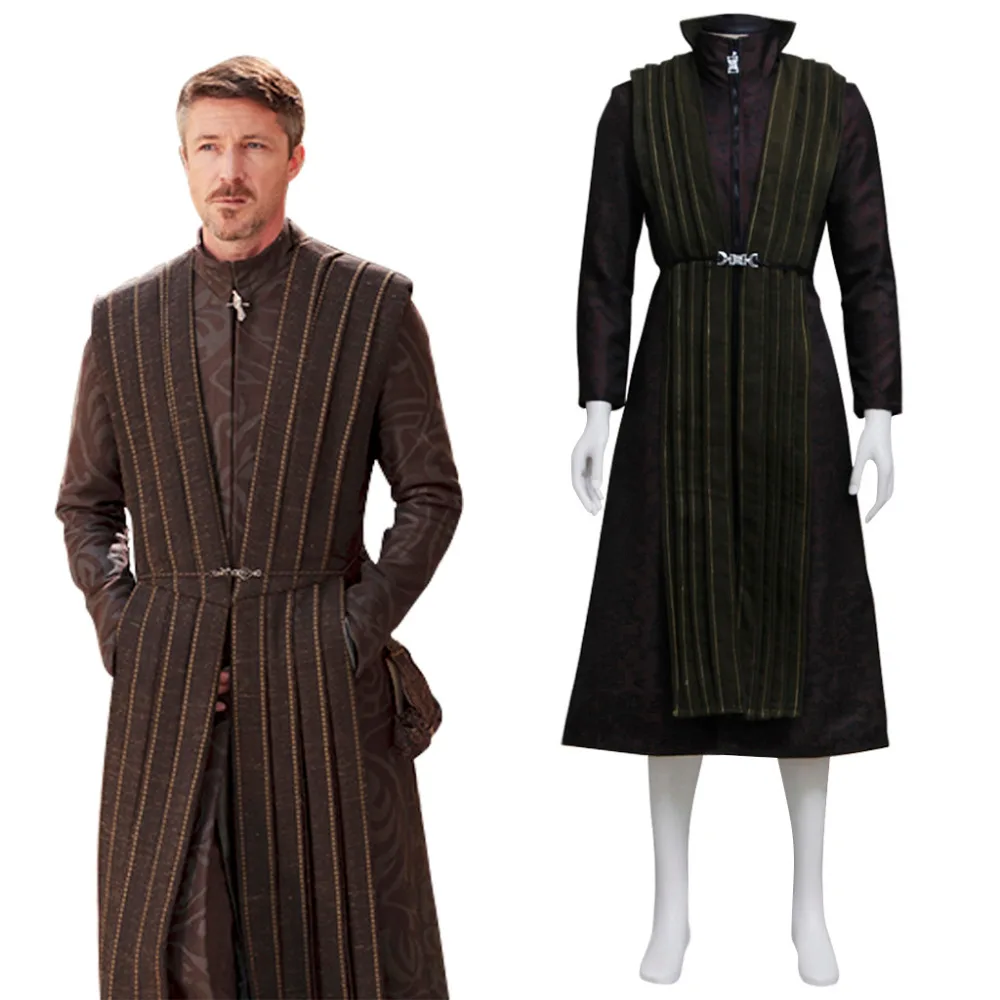 Костюм для косплея Petyr Baelish с маленькими пальцами костюм взрослых на Хэллоуин|game of