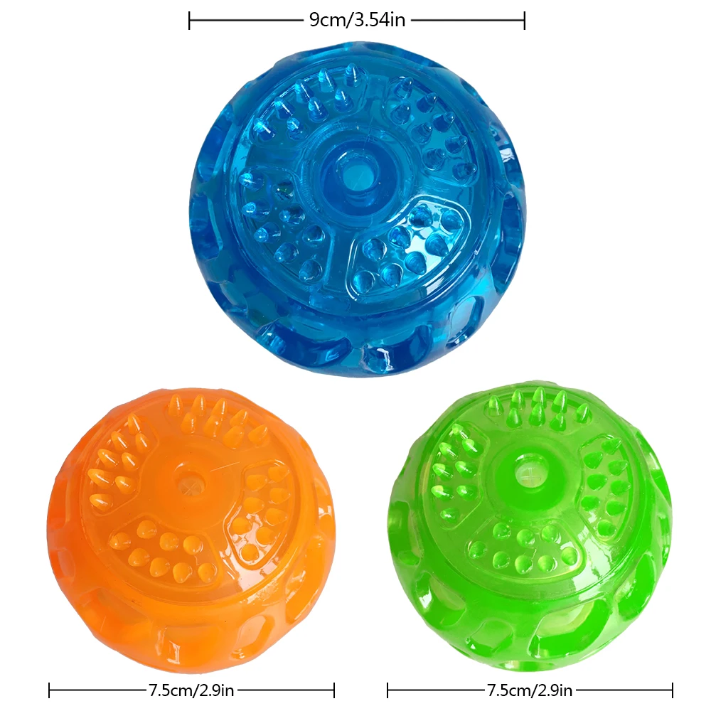 3 шт./компл. Прочная резиновая игрушка для домашних животных писк жевать мяч