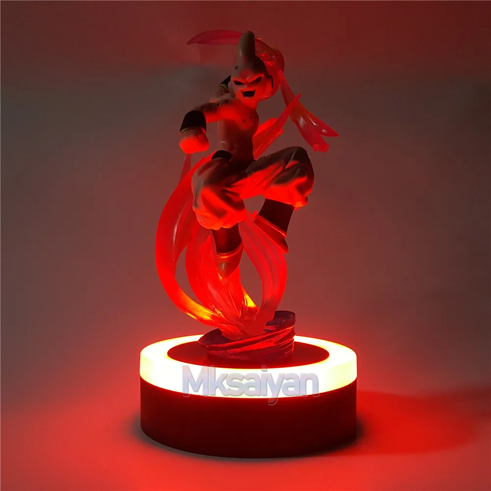 Игрушка Буу Dragon Ball, фигурка героя, светодиодная лампа, ПВХ, модель игрушки, аниме Dragon Ball Z Majin Buu, фигурка DBZ dragoall, ночник