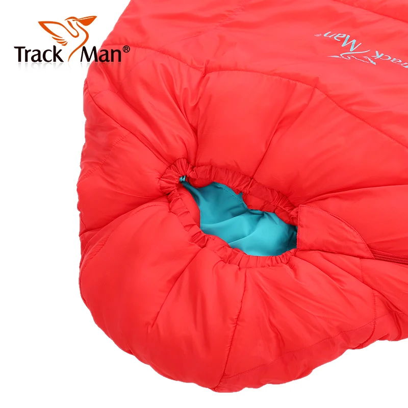 TrackMan хлопок спальный мешок зима-осень конверт с капюшоном открытый гусиный пух