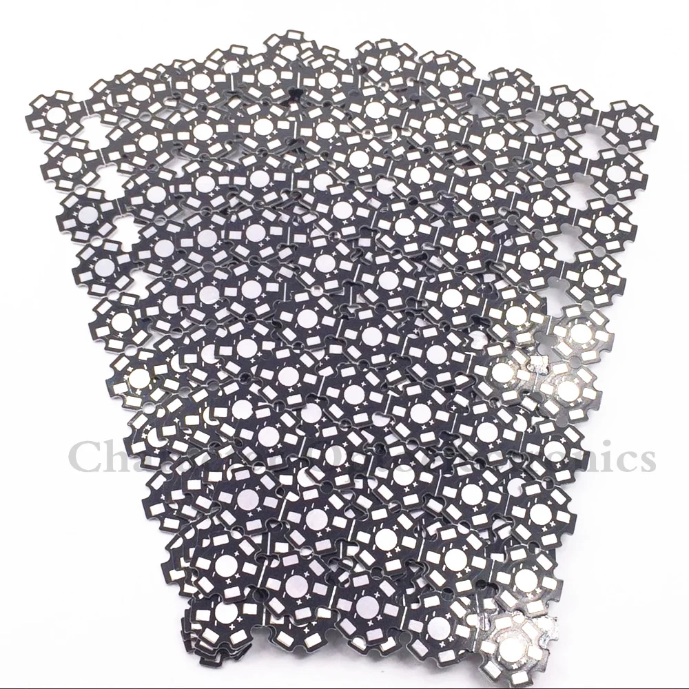 50 шт. 1 Вт 3 5 Светодиодная лампа печатная плата радиатор Базовая пластина 20 мм