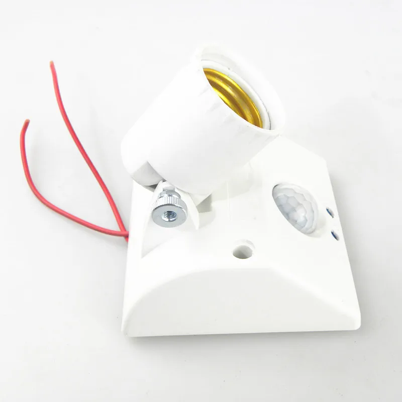 360 Degrees PIR Induction Motion Sensor IR Infrared Human E27 Plug Socket LED Light Switch Base Lamp Holder | Лампы и освещение