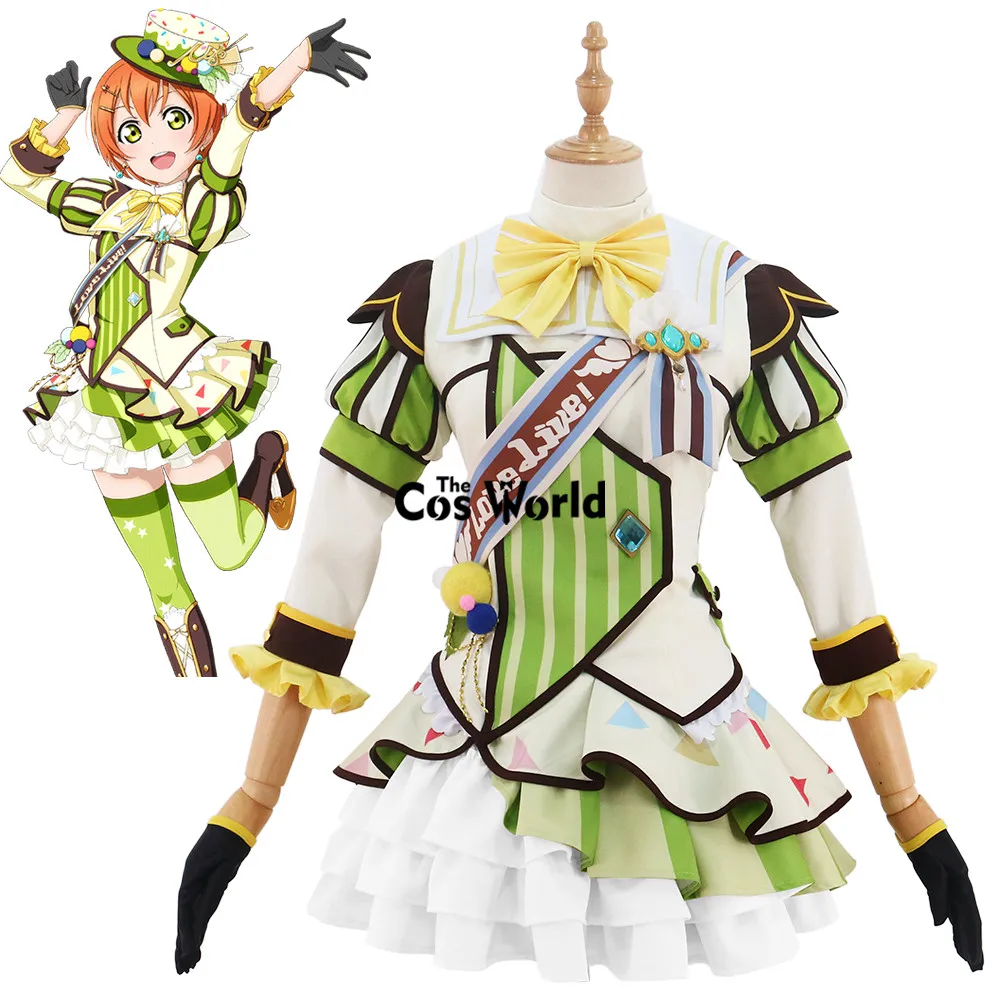 Обувь в стиле аниме Живая Любовь проект кумир школы Hoshizora Rin платье с изображением