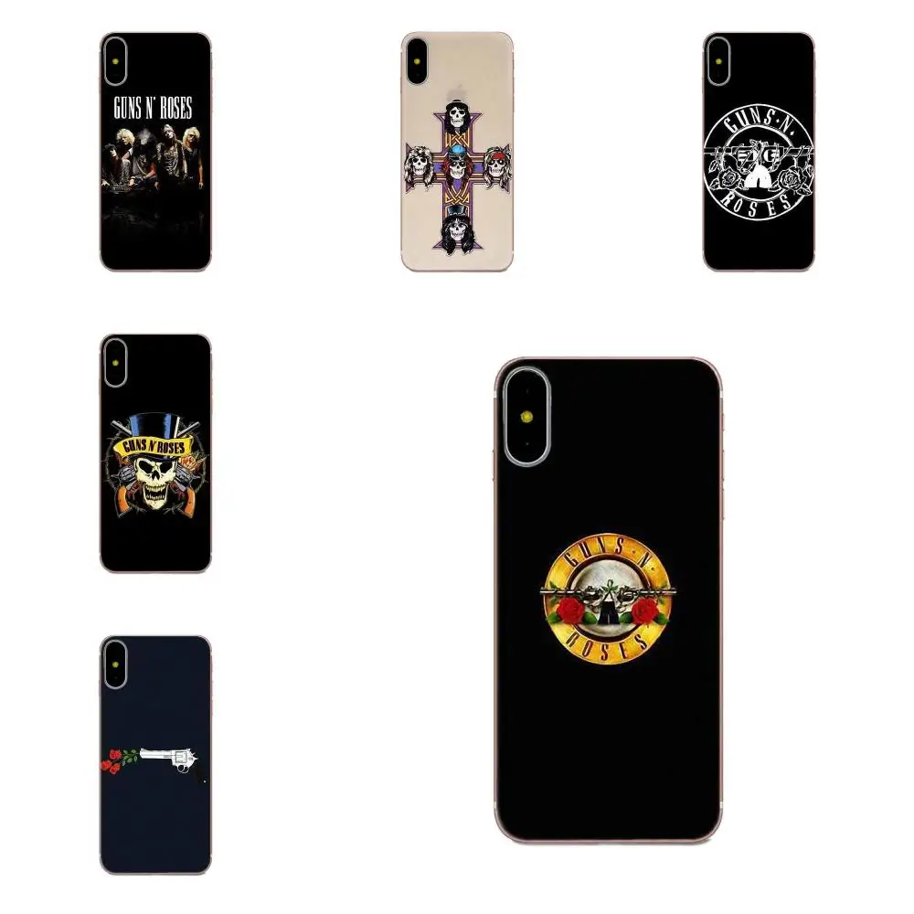 Guns N Roses Мягкий ТПУ Корпус для мобильного телефона чехол Galaxy Grand Альфа G850 Core2 Prime S2