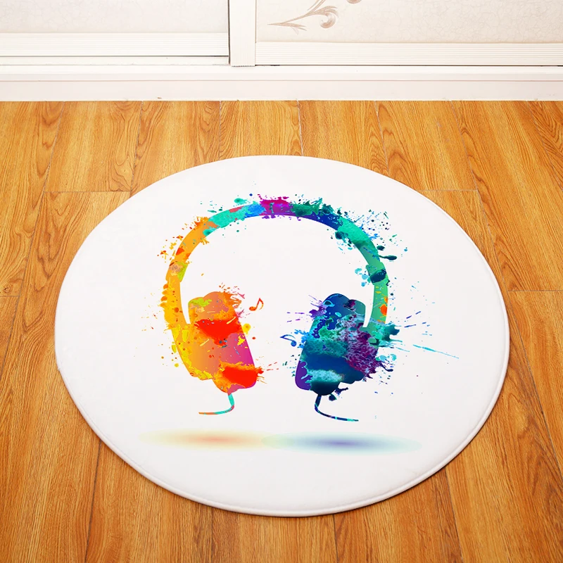 Note Key круглый ковер Детская игровая палатка гимнастический коврик спальня