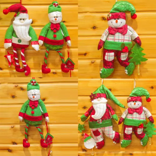 4 вида цветов рождественские украшения Санта Клаус Снеговик бренда фестиваль