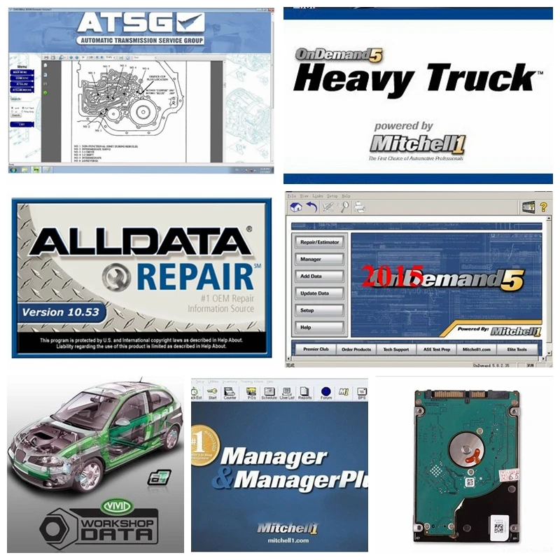 Alldata V10.53 mit/chell OD5 Vivid Workshopdata автомобильный схема подключения 26 программное