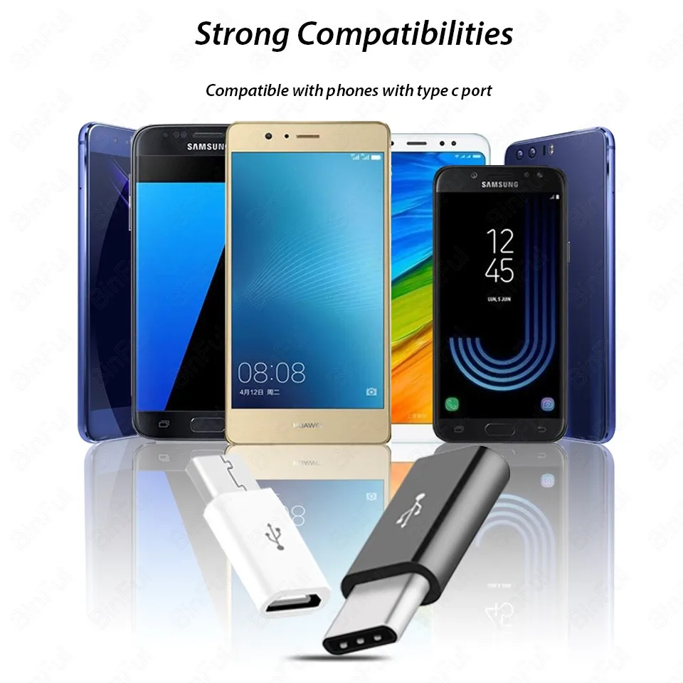 Адаптер USB Type C OTG Micro к зарядное устройство для Samsung Galaxy Note 8 9 S8 S9 Plus A3 A5 A7 2017 типа