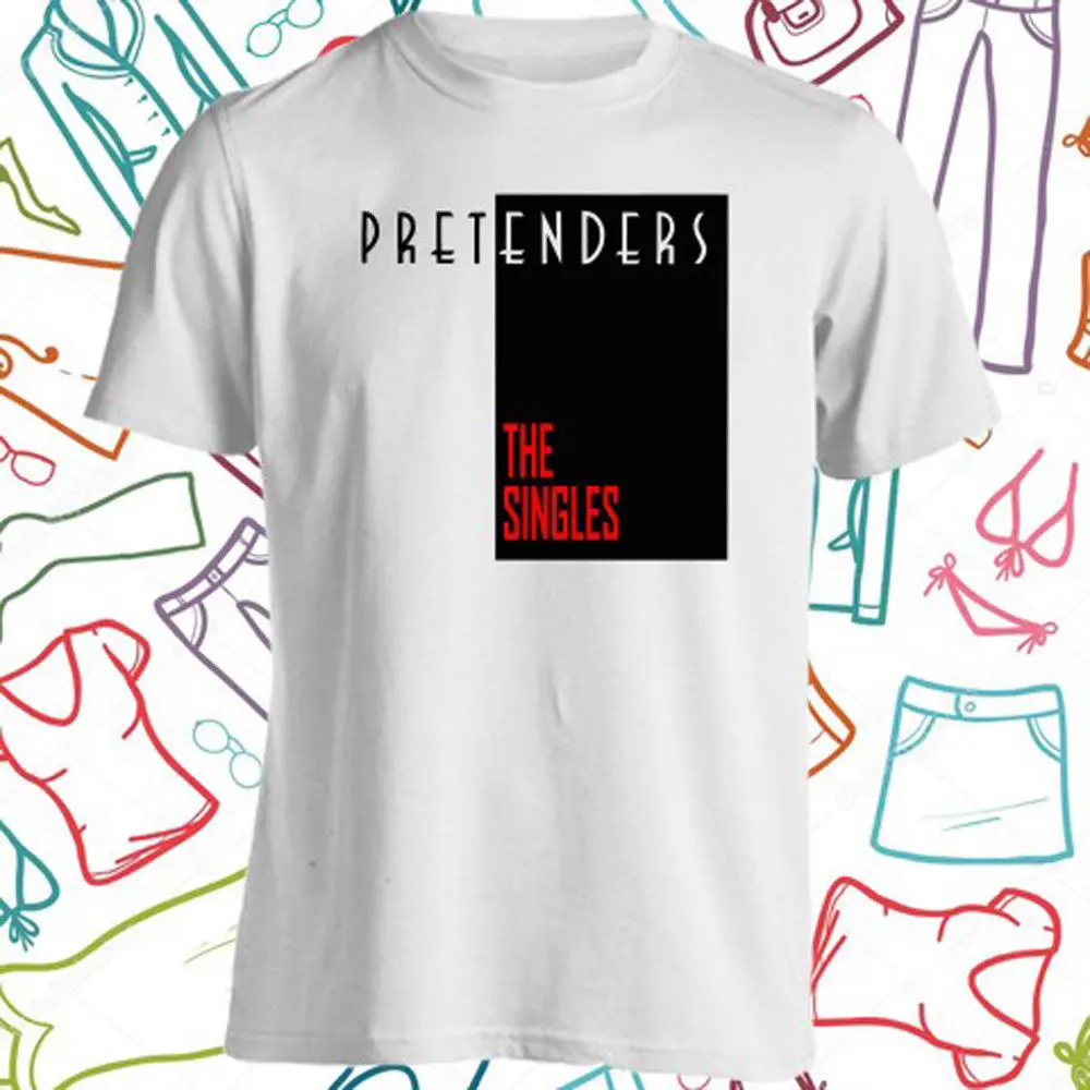 Новая белая футболка с принтом The pretends Band One s m en's размер L XL 2XL 3XL Модная стильная