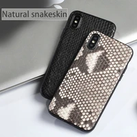 for iphone x xr xs max case natural python skin all inclusive shock resistant back cover for iphone 6 6s 8 plus 11 pro max case