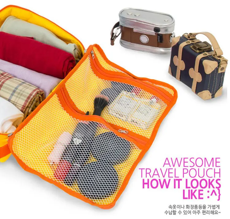 4 шт./компл.(четыре штуки различных размеры) одежда классифицированы Travel Organizer multi для женщин багажные сумки