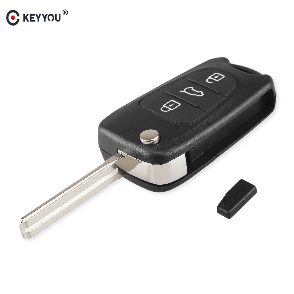 KEYYOU 3 кнопки дистанционный Автомобильный ключ для Hyundai YF Sonata 2011 2012 2013 TOY40 чип