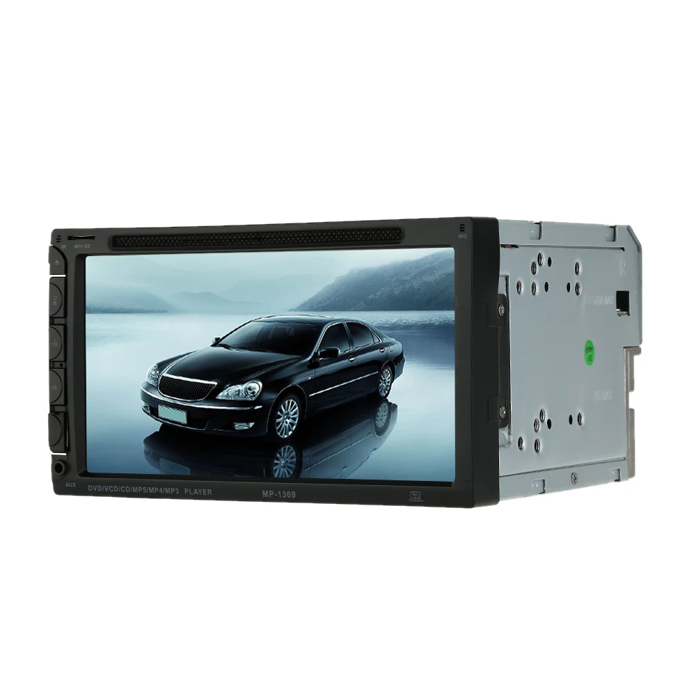 Автомобильный DVD плеер 7 &quot 2 Din мультимедийный проигрыватель с камерой заднего