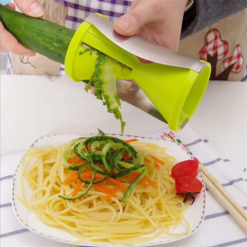 Овощной spiralizer Терка Спираль Slicer Cutter для Морковь Огурец кабачки Кухня Инструменты
