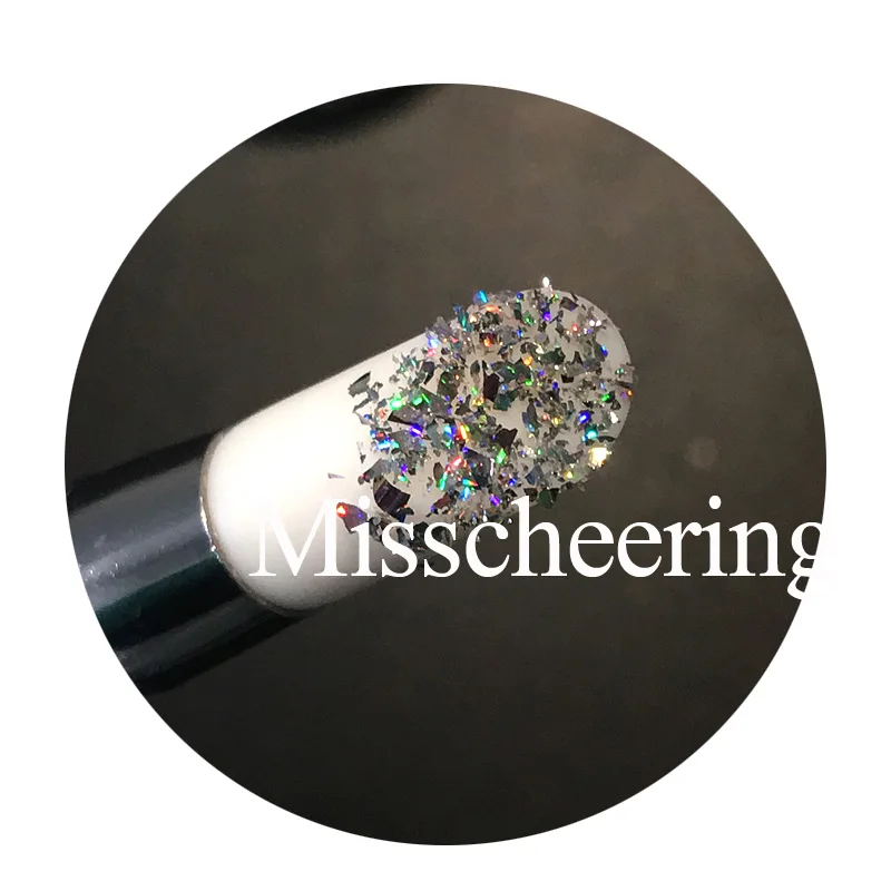 0 2 г/кор. Galaxy Holo хлопья Порошковые пигментные лазерные Радужные Блестки Fleck