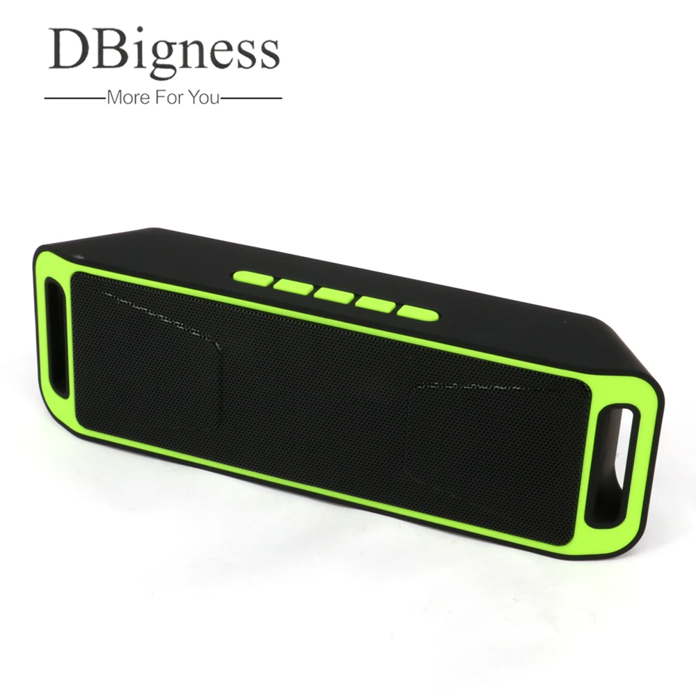 Dbigness портативные колонки беспроводные двойные Srong Bass Sound Box сабвуфер с микрофоном