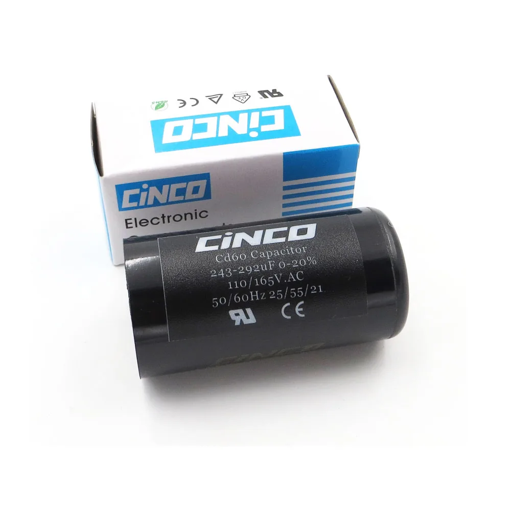 243-292MF 110V 125V 165V CD60 пусковые конденсаторы двигателя Электрический двигатель 243 292 Mfd