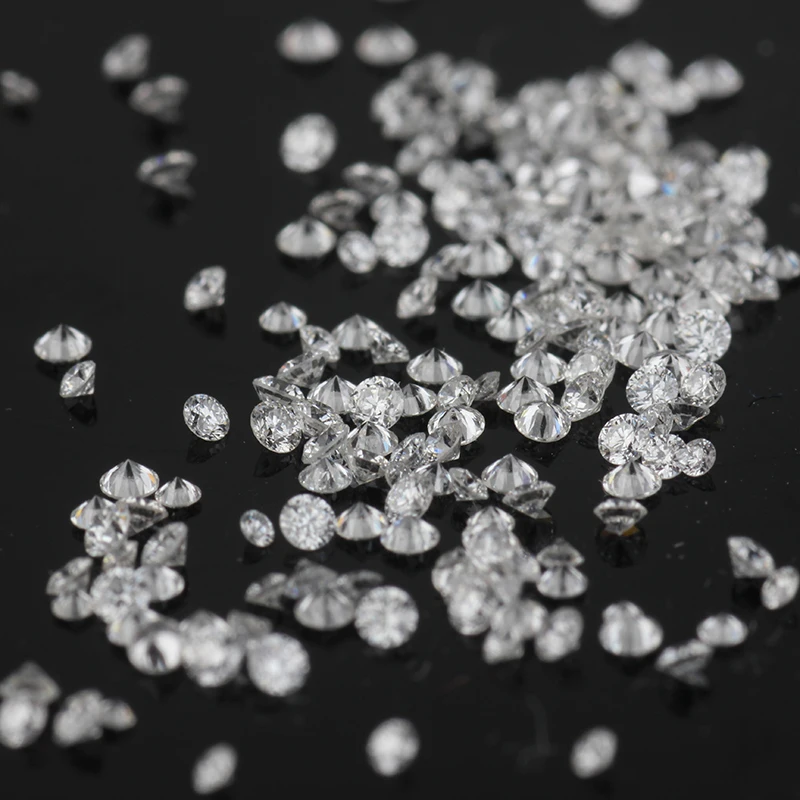 1ct/упаковка HPHT лабораторный алмаз D Цвет белый 1,8 мм Размер ближнего боя Круглый Алмаз для ювелирных изделий