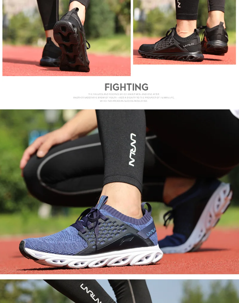 Li-Ning/мужские кроссовки LN ARC из дышащей пряжи, поддерживающие кроссовки с подкладкой, амортизация, прочная спортивная обувь ARHN113 XYP748