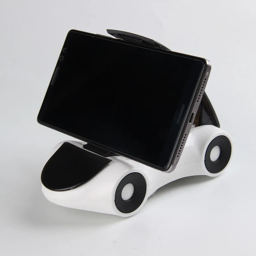 

1 Piece Rotatable Car Phone Holder Navigation Stander Cute Car Shape Interior Ornaments Creative Gift