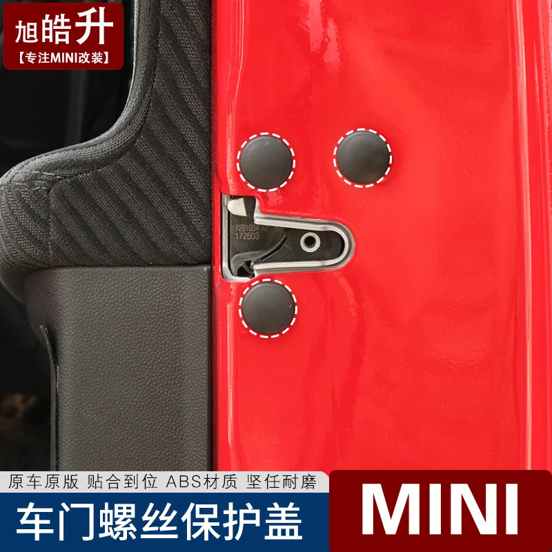 1pcs ABS Car door handle sticker Anti-rust Door screw cover car stickers styling for BMW mini cooper clubman countryman | Автомобили и