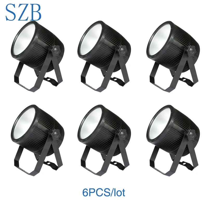 6 шт. SZB 1x60 Вт RGB 3 в 1 светодиодный бесшумный COB светильник Par может хорошо для