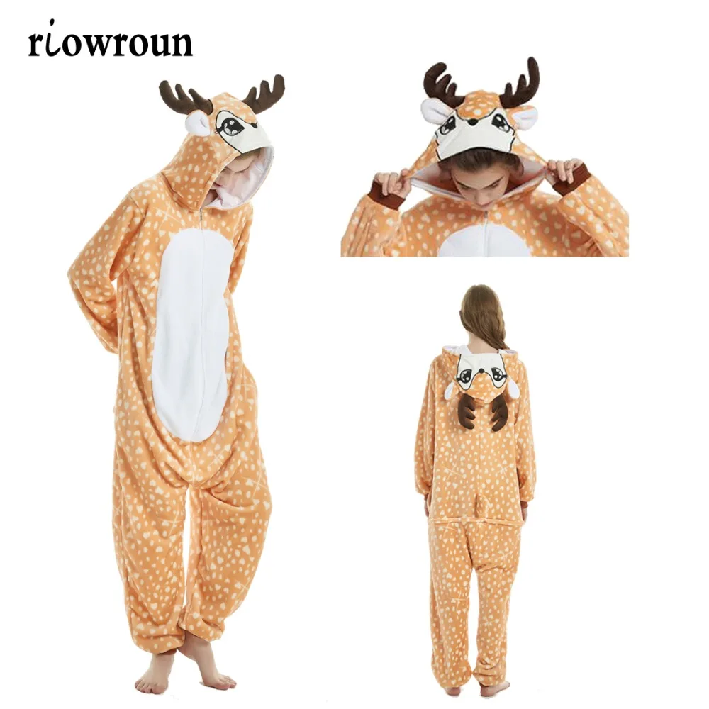 

Women Kigurumi Pajamas Unicorn Pajamas Sets Flannel Cute Animal Pajamas kits Winter unicornio Nightie Pyjamas Sleepwear Homewear