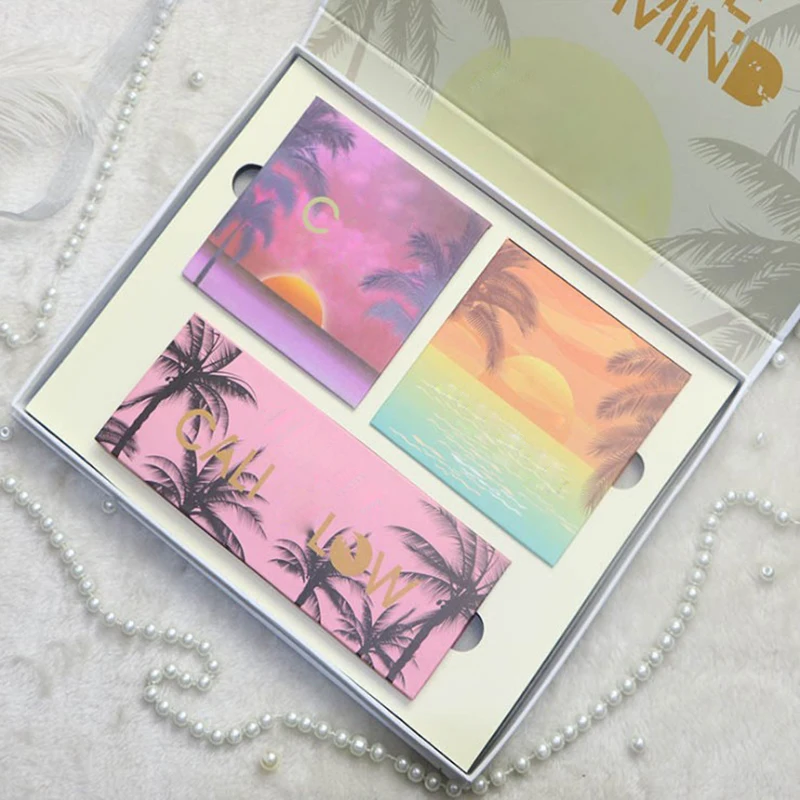 Горячая Коллекция CALI Летний набор теней для век STATE OF MIND CALI CHIC CALI светящиеся Русалочки Набор теней для век