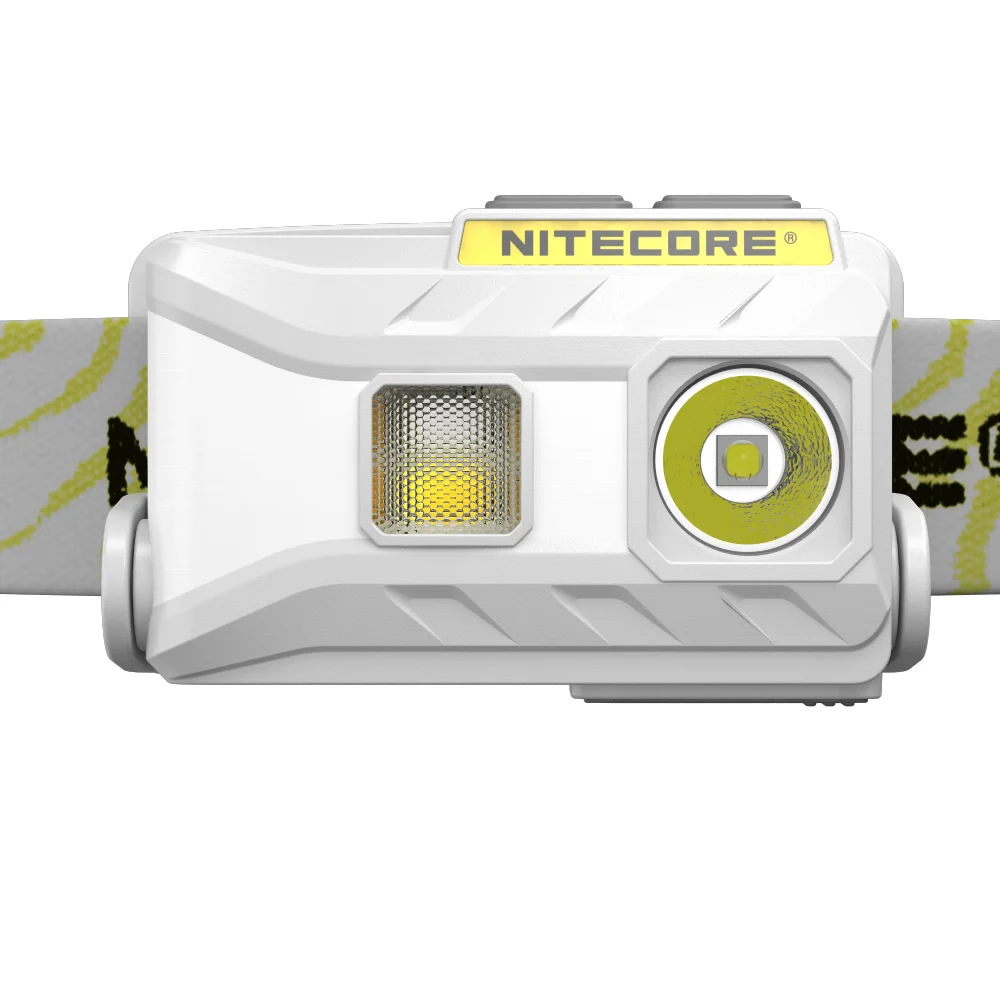 White Nitecore NU25 3 светодиода перезаряжаемый налобный фонарь 360 люменов тройной выход светильник вес головной светильник вспышка светильник для бега на открытом воздухе головной убор светильник - Испускаемый цвет: White