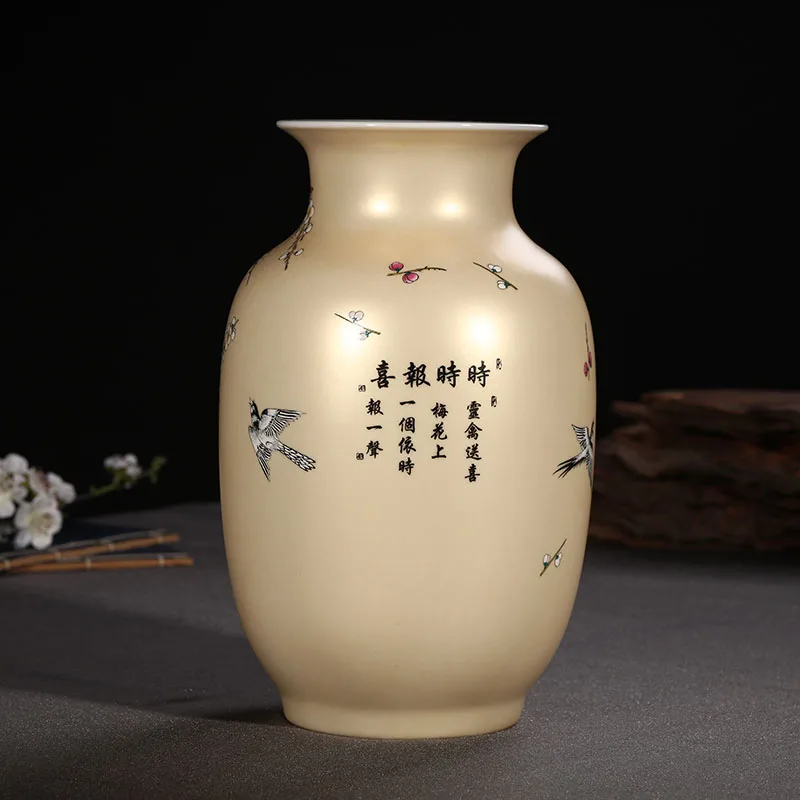 Керамическая ваза Jingdezhen с ручной росписью декоративная для цветов в новом
