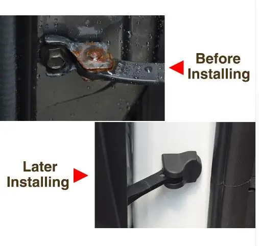 Car styling Door Check Arm Protection Cover For Hyundai SOLARIS Sonata 8 Verna Auto Accessories |