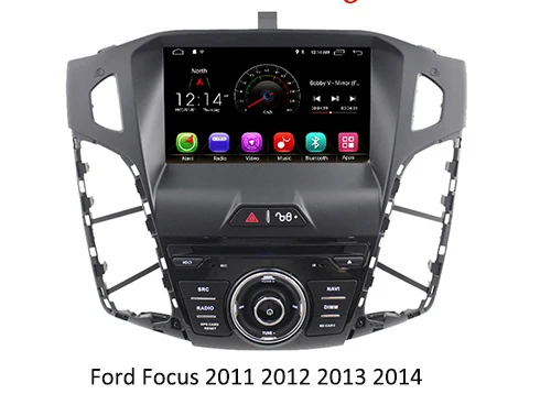 2012 JDASTON Android 10 машинный DVD проигрыватель для Ford Focus 2011 2012 2013 WI-FI gps навигации 1 Din Автомобильный Радио стерео Мультимедиа - Цвет: 2012
