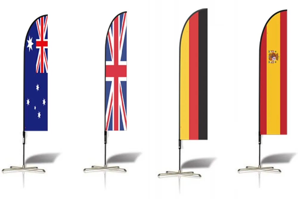 Free ship National flag Feather flag beach flag banner available for any country nation flag including no flagpole