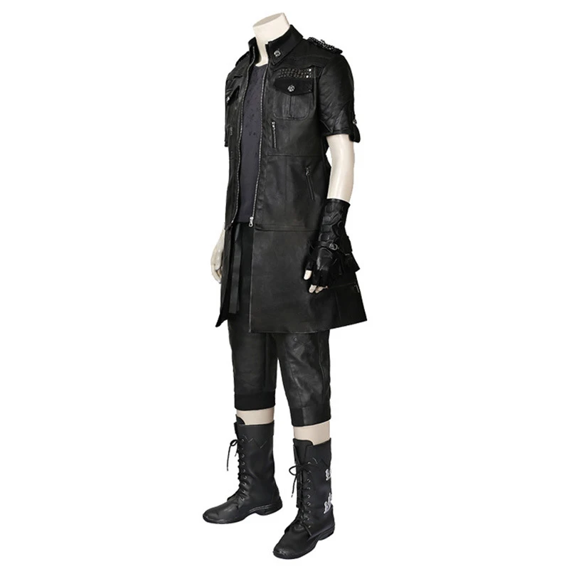Men no shoes Горячая игра Final Fantasy XV Noctis Lucis Caelum костюм косплей Хэллоуин вечерние полный комплект - Цвет: Men no shoes