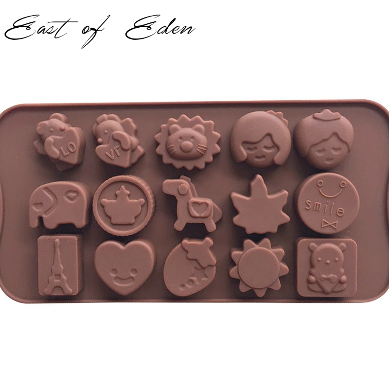 East of Eden Love Тюльпан Форма для шоколада силиконовые Желейный пудинг ручной работы