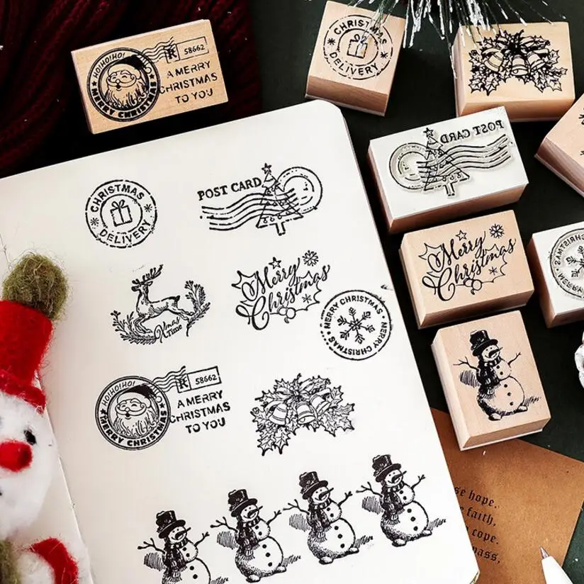 Винтажный декоративный колокольчик с оленями снежинка украшение штамп