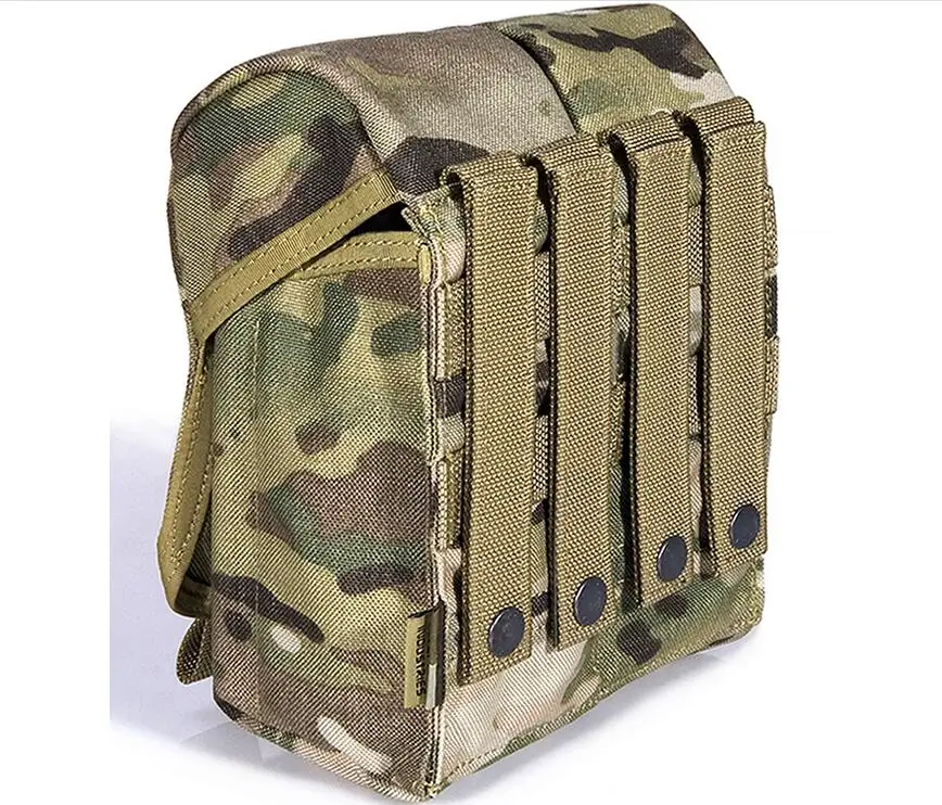 FLYYE MOLLE нейлон MOLLE AK двойной патронов подсумок Военная кордюра PH-M007